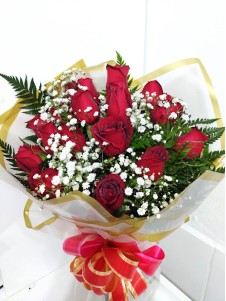 Bouque Amoroso com 18 rosas