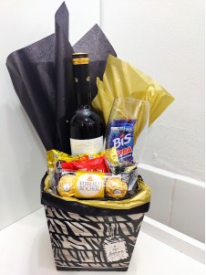  Box com vinho e Taça