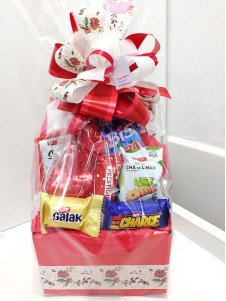 Mini box com chocolates